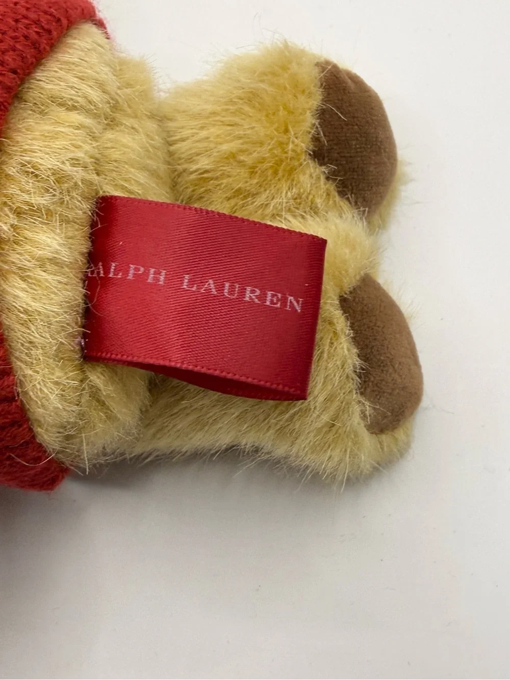 Ralph Lauren The Polo Bear Red Sweater Plush Stuffed Animal Limited Edition